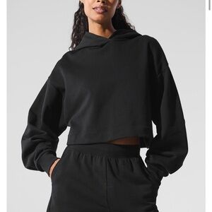 NWOT BLACK AlO YOGA BAE HOODIE